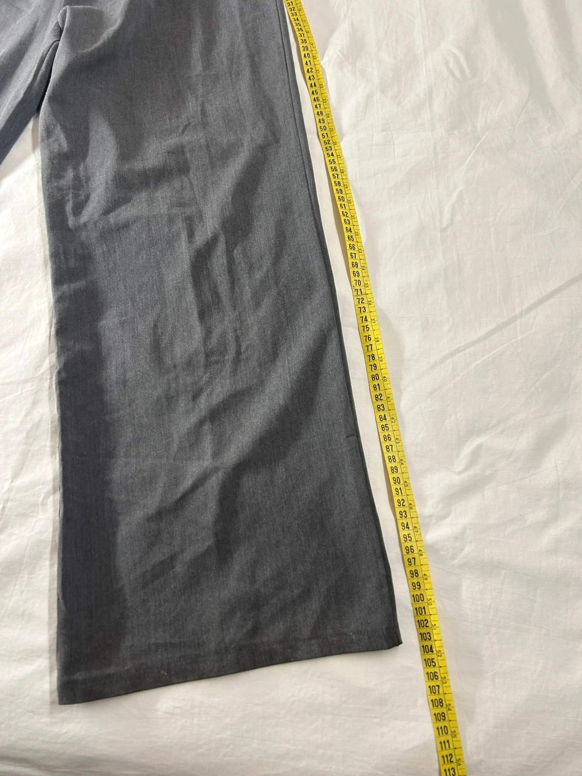Pantalon ajusté gris vintage – photo 4